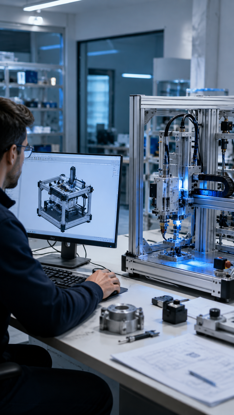 Conception et développement d'une machine automatisée industrielle assistée par ordinateur